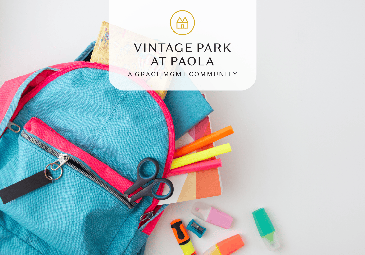 VP Paola - Back to School Drive - Vintage Park